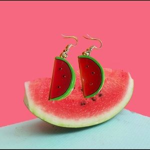 Watermelon earrings